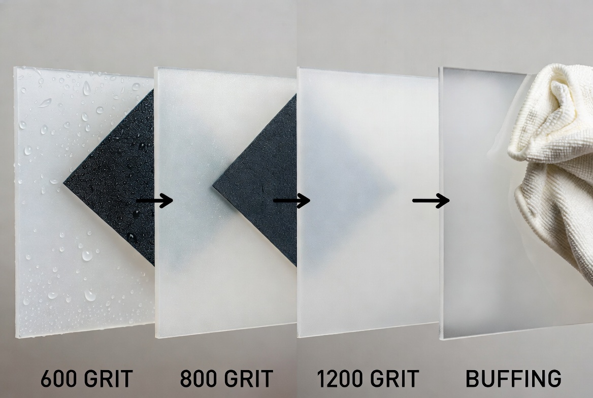 الصنفرة الرطبة والتلميع خطوة بخطوة