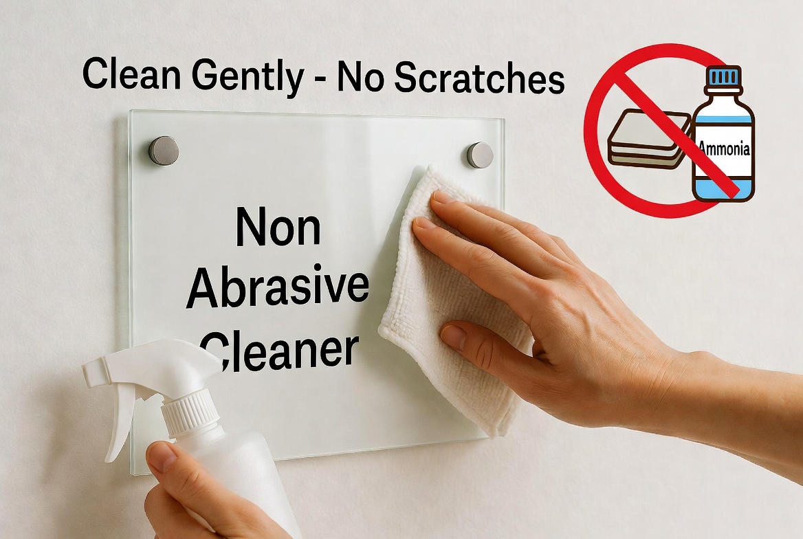 دليل تنظيف اللافتات الأكريليك المناسب