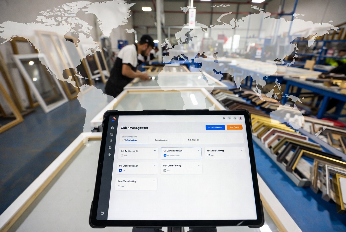 حلول تأطير OEM مع الأكريليك