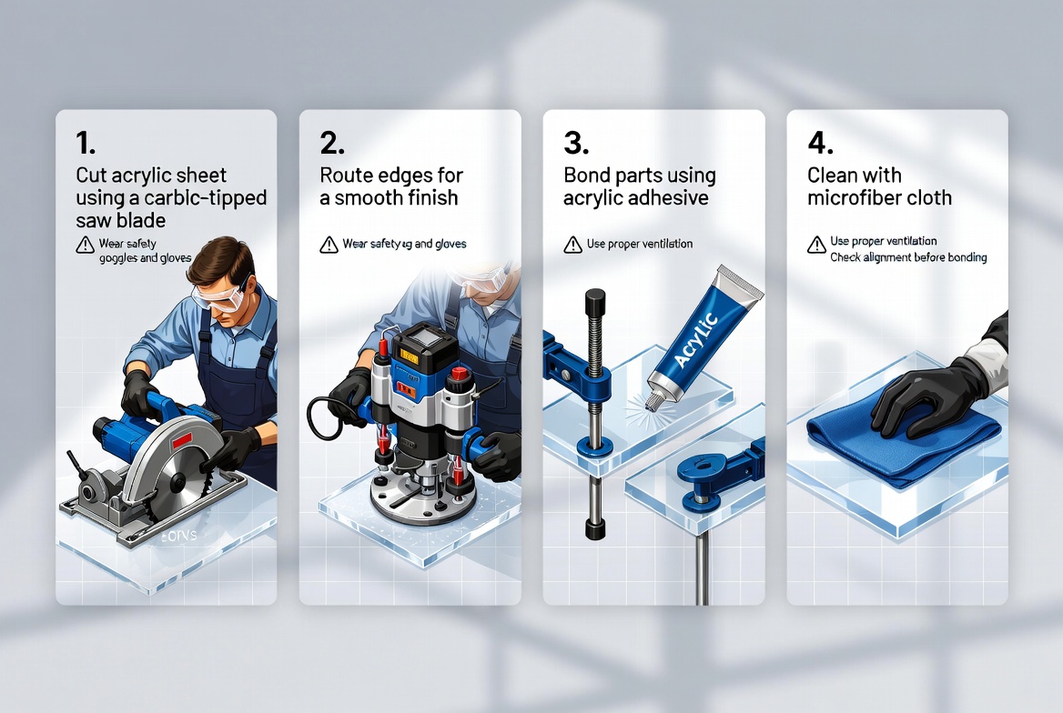 أفضل ممارسات تصنيع صفائح الأكريليك