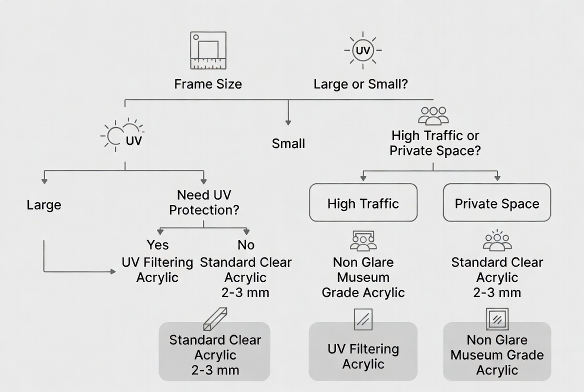 اختيار الأكريليك المناسب للإطارات