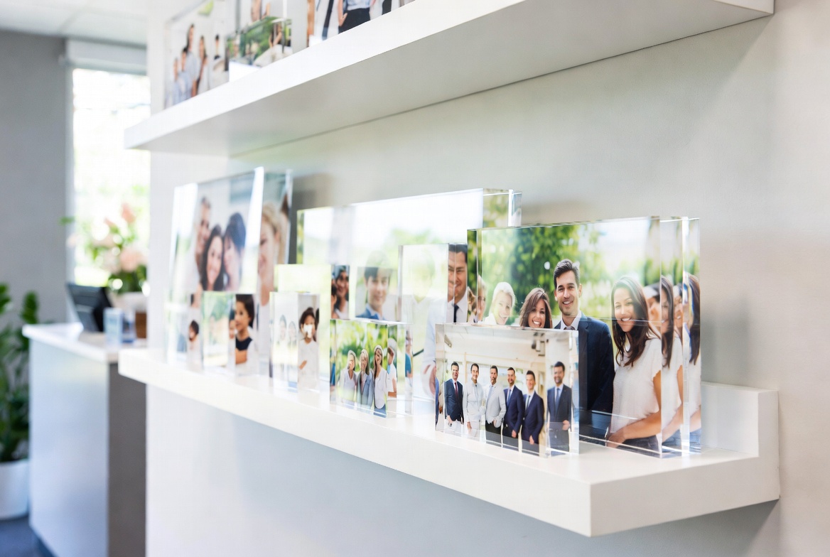 كتل صور أكريليك داخلية حديثة