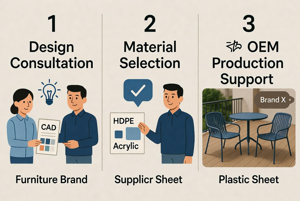 شريك مواد الأثاث الخارجي OEM